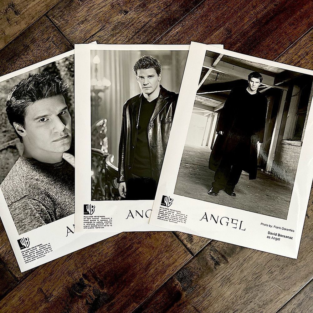 David Boreanaz Angel Set of 3 Network Headshots
